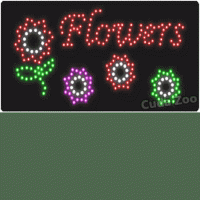 Affordable LED L4001 Flower LED Sign, 12